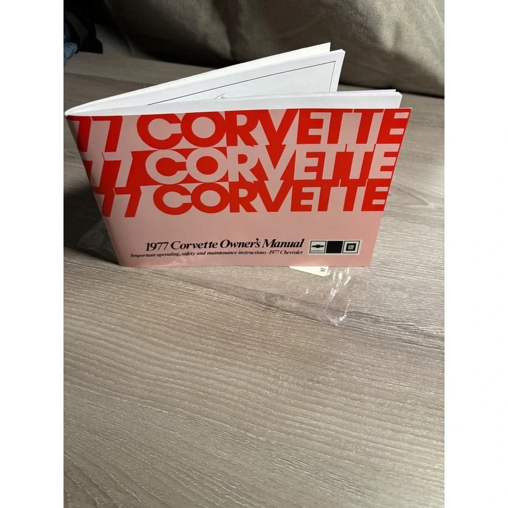 1977 Chevrolet Corvette Owners Manual‎ Original C3 Stingray GM Handbook Vintage